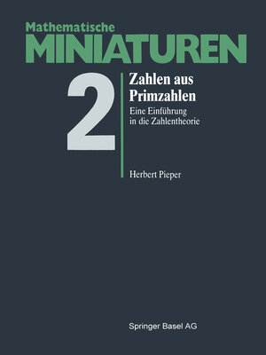 cover image of Zahlen aus Primzahlen